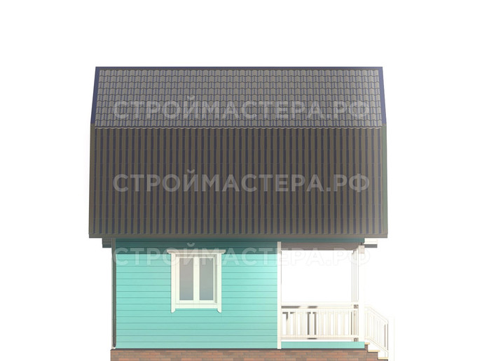 Дом из бруса проект «ДБ-24»