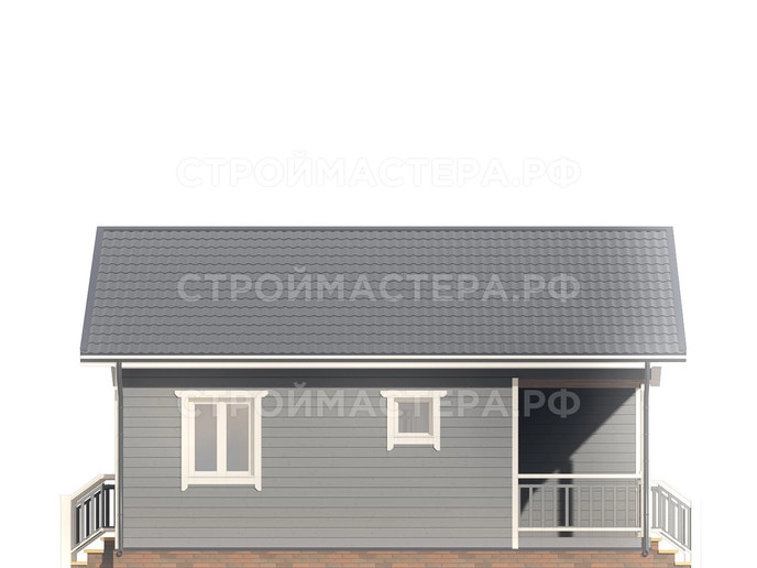 Каркасный дом проект «КД-29»