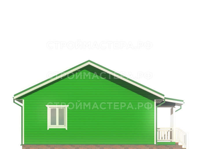 Каркасный дом проект «КД-42»