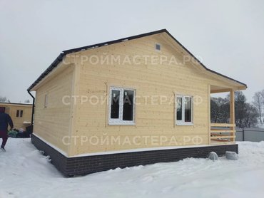 Каркасный дом 8х8 в СНТ Солнечное